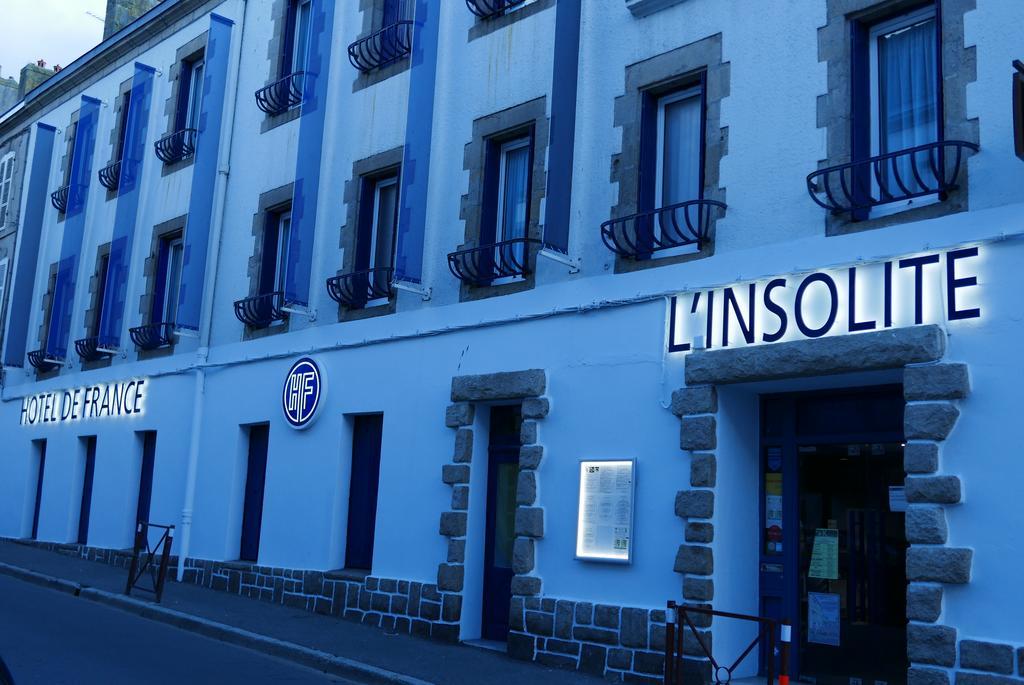 Hotel De France - Restaurant L'Insolite Douarnenez Zewnętrze zdjęcie