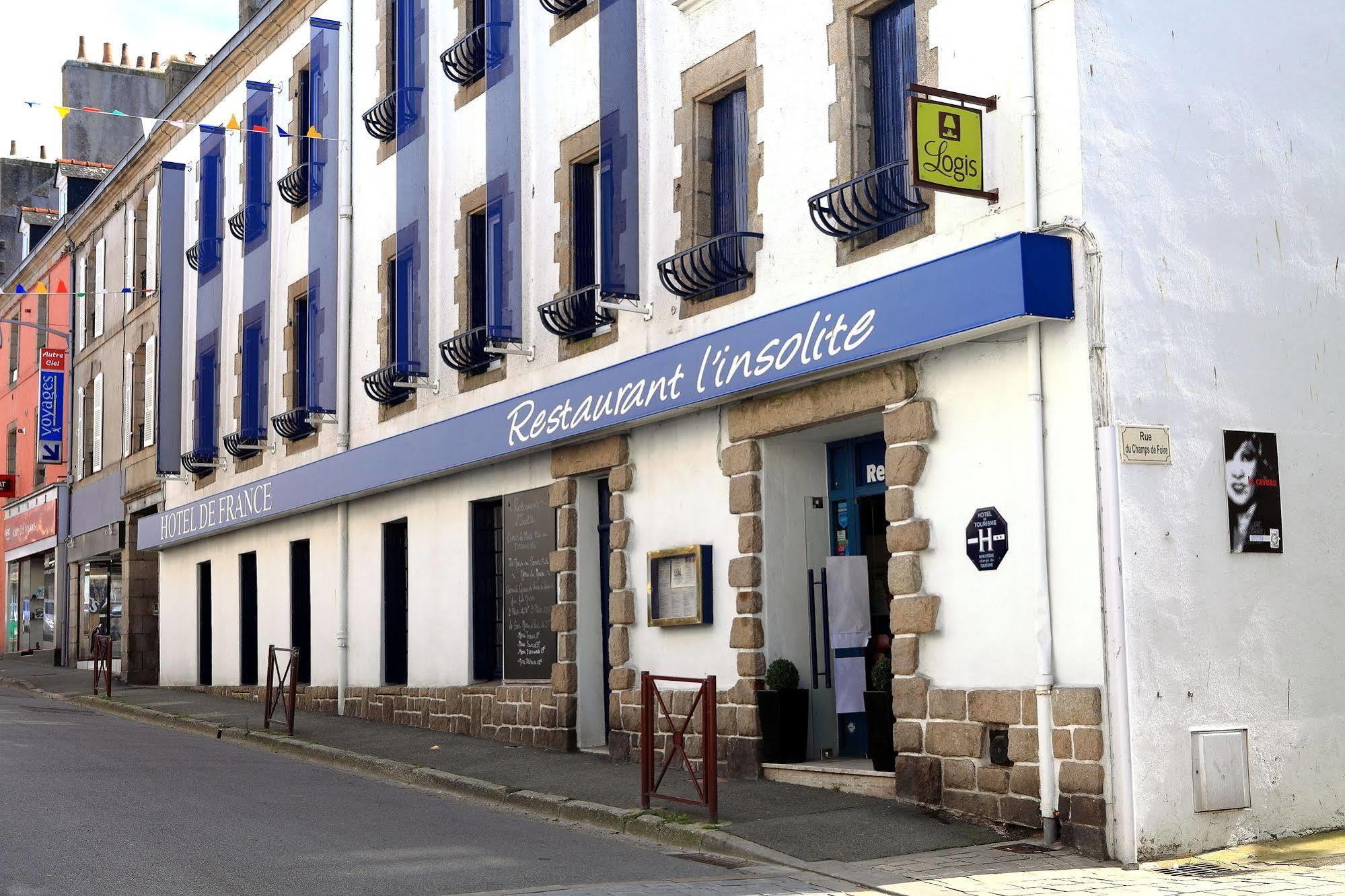 Hotel De France - Restaurant L'Insolite Douarnenez Zewnętrze zdjęcie